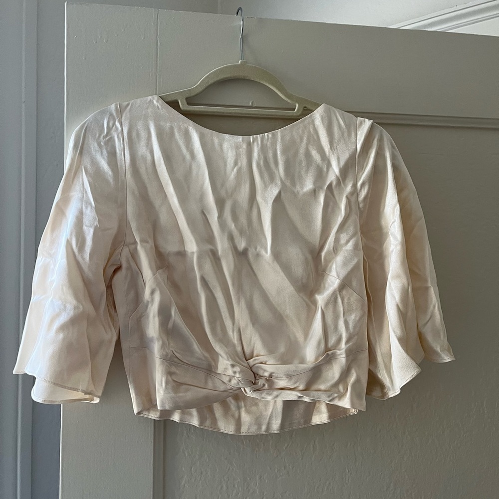 Shona Joy La Lune Twist Top - Cream